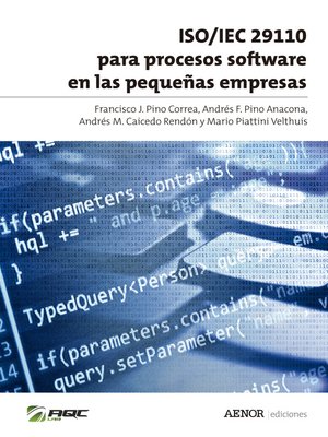 cover image of ISO/IEC 29110 para procesos software en las pequeñas empresas